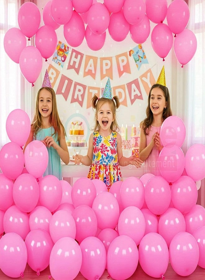 بروبسيكل بالونات وردية معدنية من اللاتكس لتزيين الحفلات، مقاس 12 بوصة، مثالية لتزيين حفلات أعياد ميلاد البنات، وحفلات استقبال المولود، وحفلات استقبال المولود الجديد، وأقواس البالونات للترحيب بالمولود الجديد - عبوة من 50 بالونًا - Image 4